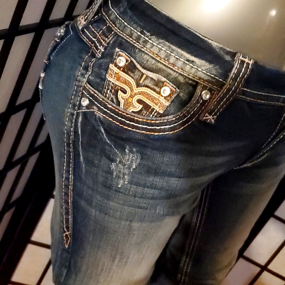 Rock revival  capri shorts size 27 - Picture 7 of 8